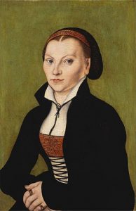 Katharina von Bora, Luther's wife, by Lucas Cranach the Elder, 1526